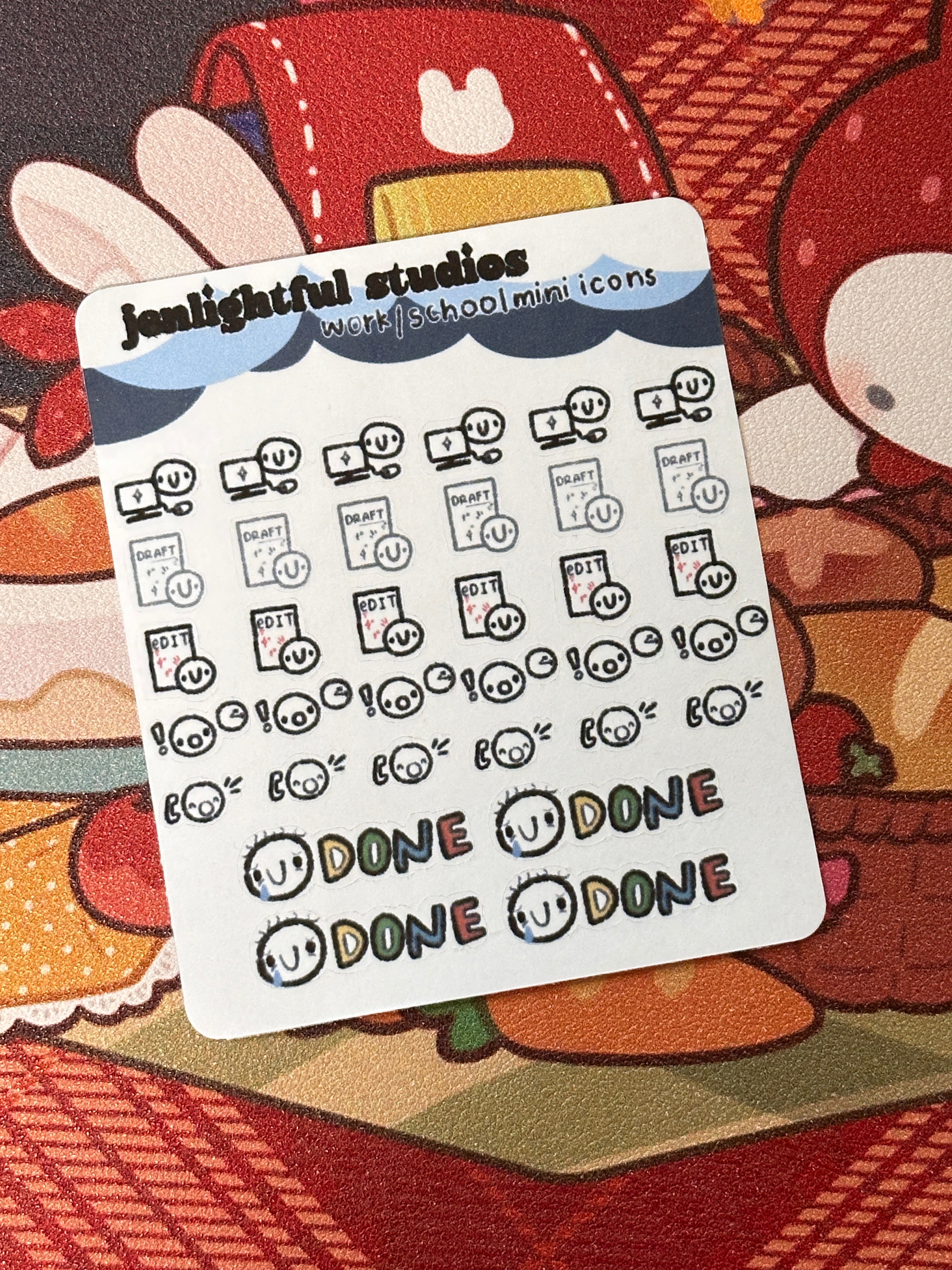 work/school mini icons