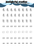 Collection of daily and weekly mini stickers with various icons on a white background.